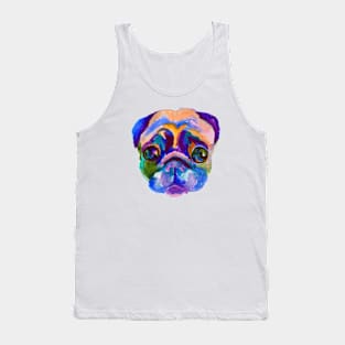 Pug portrait Tank Top